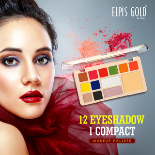 Elpis Gold Compact With Eyehadow Palette