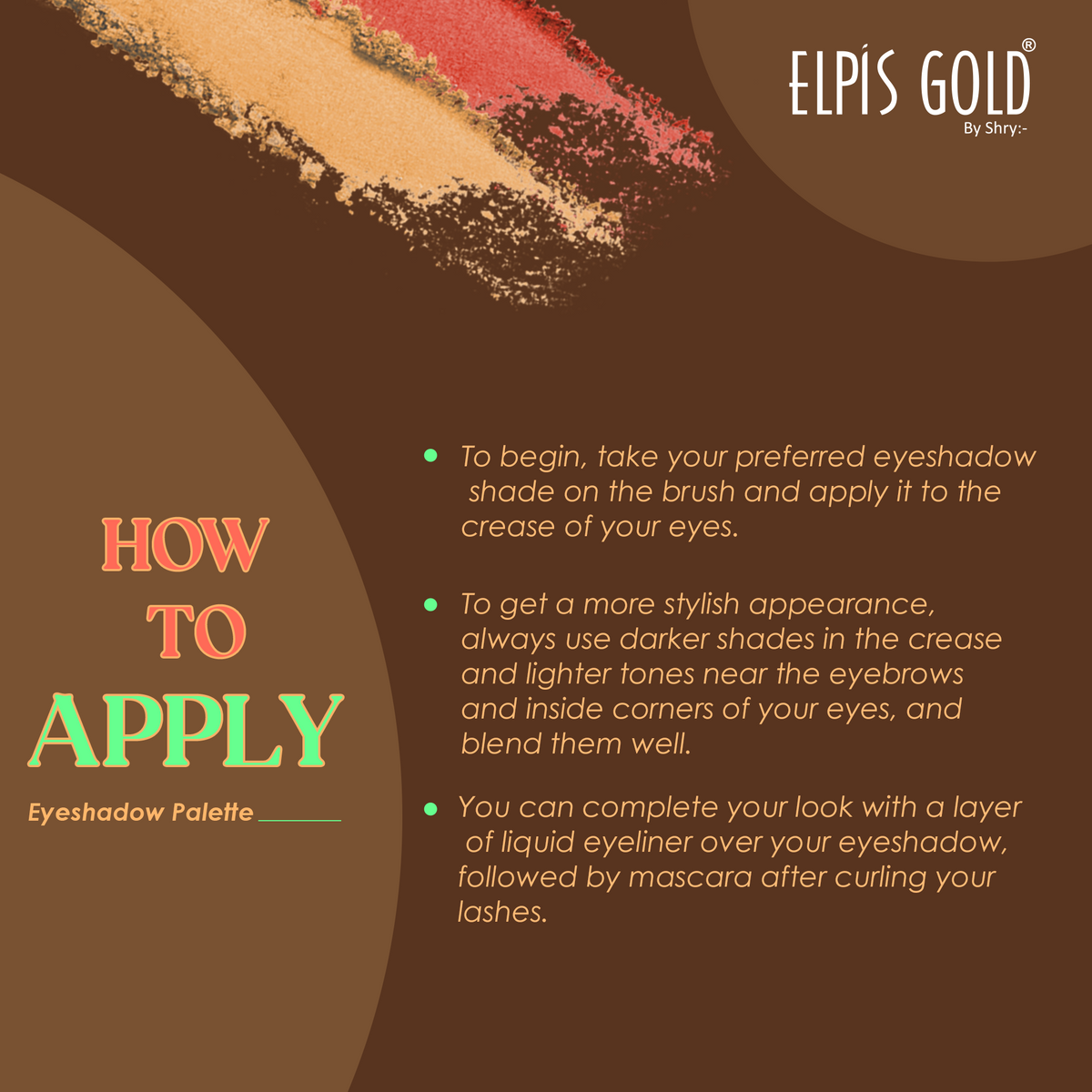 Elpis Gold Mini Eyeshadow Palette