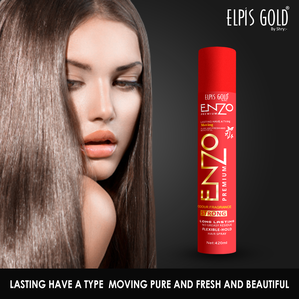 Elpis Gold long lasting  Hair spary