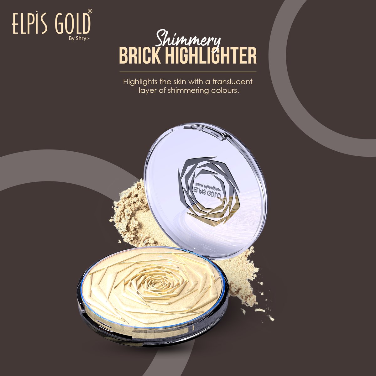 Elpis Gold Long Lasting Highlighter Palette