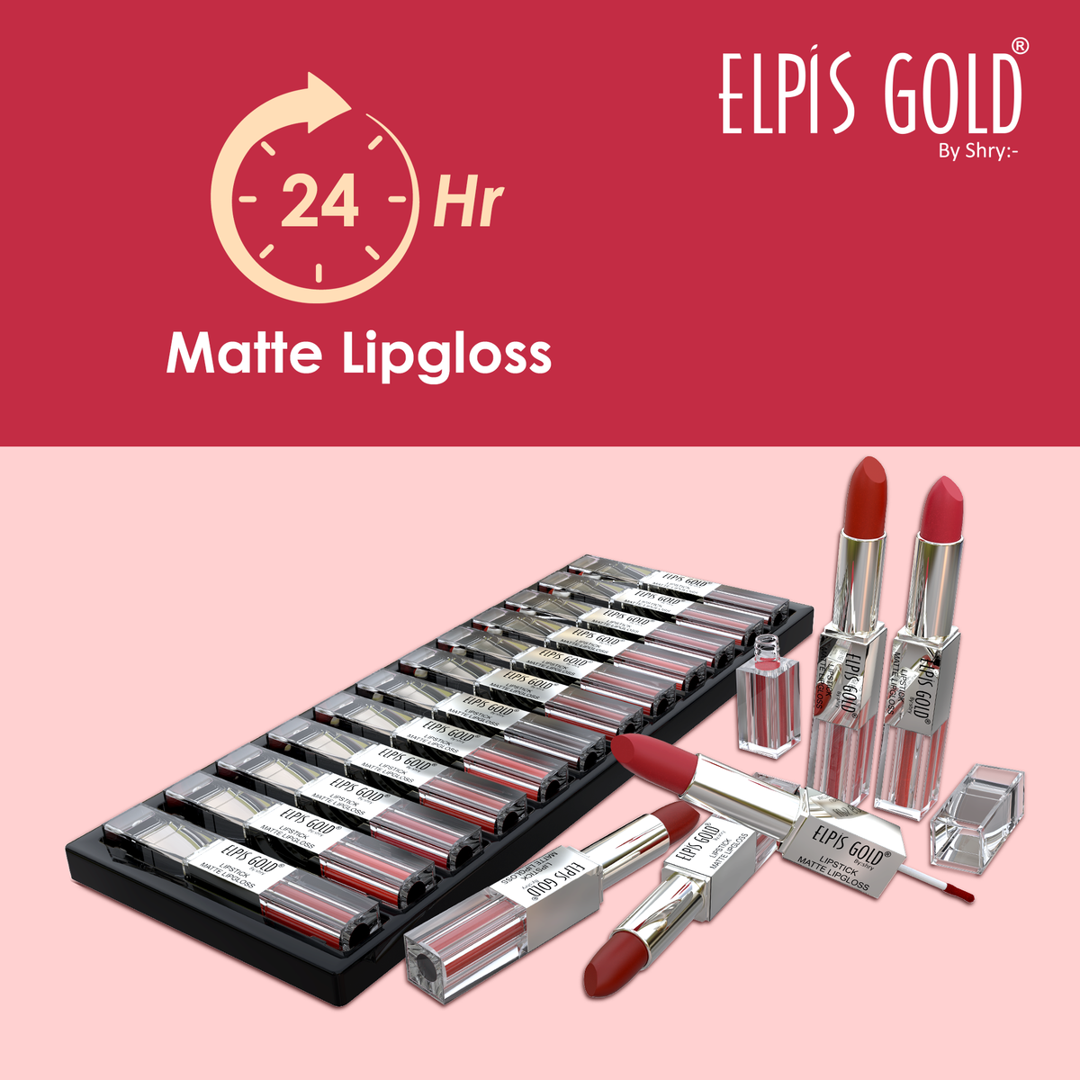 Elpis Gold Dual liquid  Matte Lipstick
