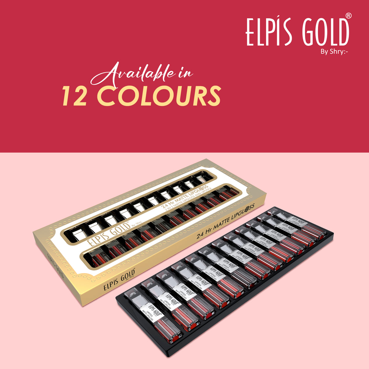 Elpis Gold Dual liquid  Matte Lipstick
