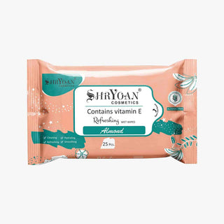 Shryoan Cosmetics Refreshing Wet Wipes (Pack Of 5)