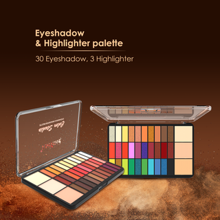 Shryoan Color Studio 30+3 Eyeshadows/Highlighter Palette