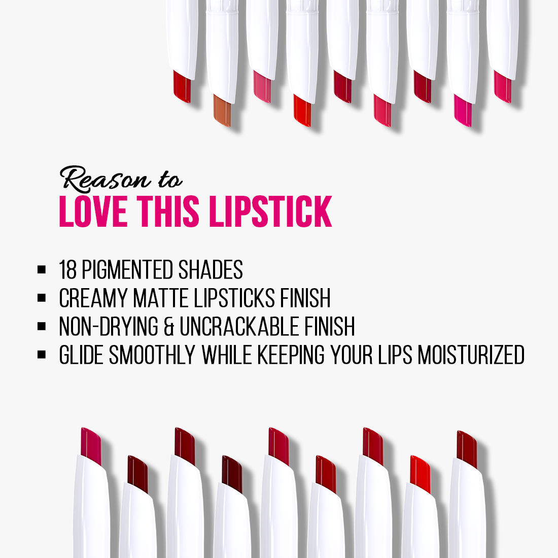 Creamy Matte Lipsticks